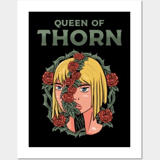 queen of thorn Posters and Art